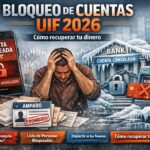 Bloqueo de cuentas UIF