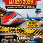 Scioperi trasporti marzo 2026