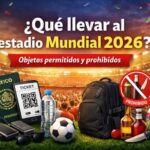 ¿Qué llevar al estadio Mundial 2026?
