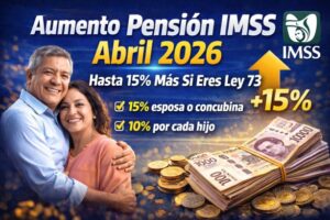 Aumento pensión IMSS abril 2026