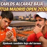 Carlos Alcaraz baja Mutua Madrid Open 2026 por lesión