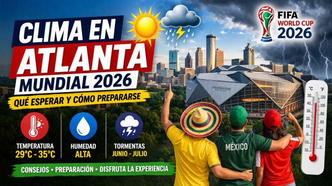 Clima en Atlanta Mundial 2026