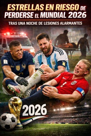 Estrellas en riesgo de perderse el Mundial 2026