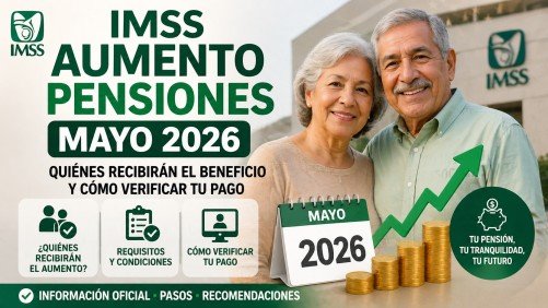 IMSS aumento pensiones mayo 2026
