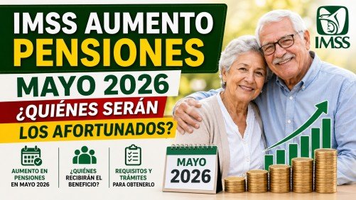 IMSS aumento pensiones mayo 2026