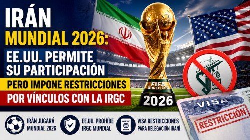 Irán Mundial 2026 restricciones EE.UU.