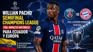 Willian Pacho semifinal Champions League PSG