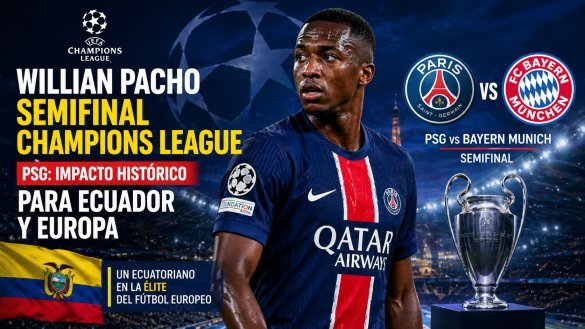 Willian Pacho semifinal Champions League PSG