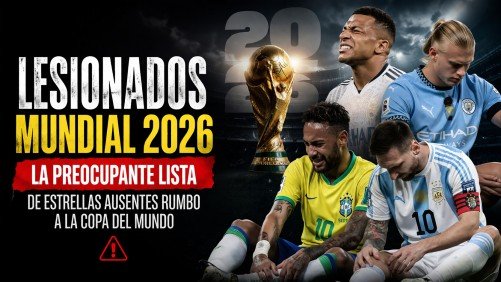 Lesionados Mundial 2026
