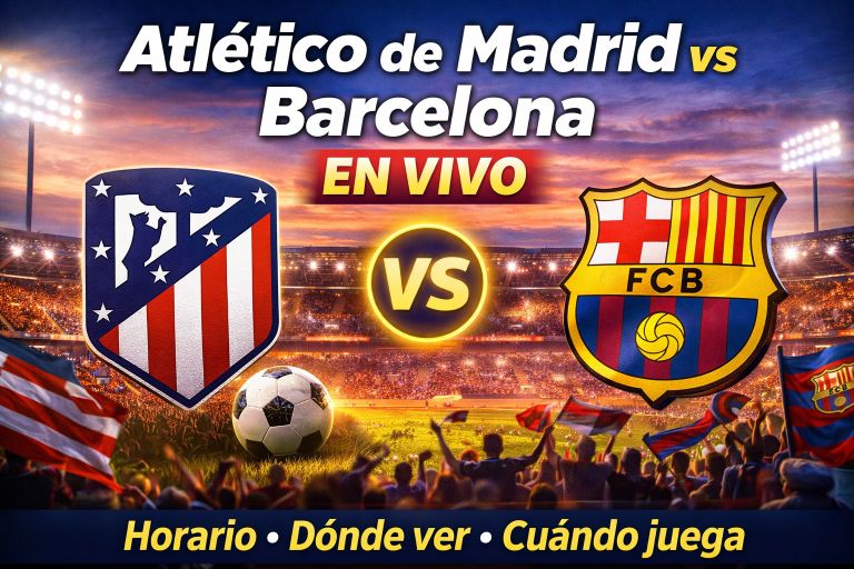 Atlético de Madrid vs Barcelona EN VIVO