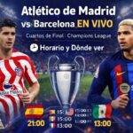 Atlético de Madrid vs Barcelona EN VIVO