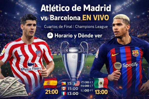 Atlético de Madrid vs Barcelona EN VIVO