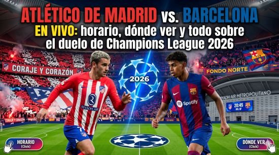 Atlético de Madrid vs. Barcelona EN VIVO
