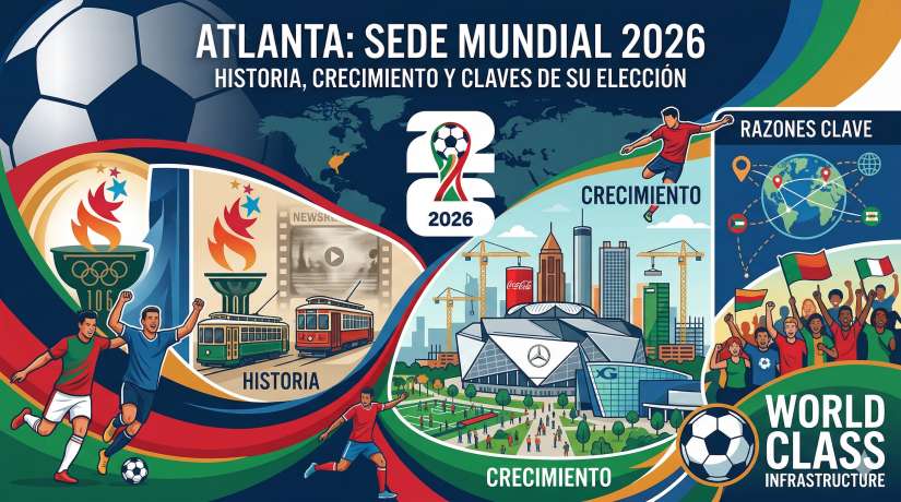 Atlanta sede Mundial 2026: historia