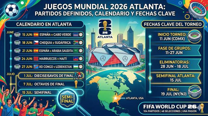 Juegos Mundial 2026 Atlanta