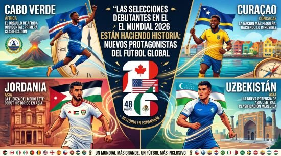 Las selecciones debutantes en el Mundial 2026 están haciendo historia