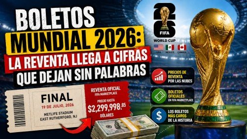 Boletos Mundial 2026 Reventa