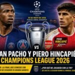 Willian Pacho y Piero Hincapié en la Final de la Champions League 2026
