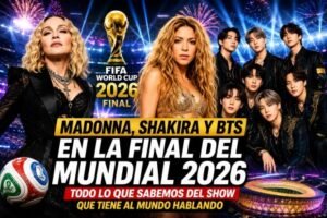 Madonna, Shakira y BTS en la Final del Mundial 2026