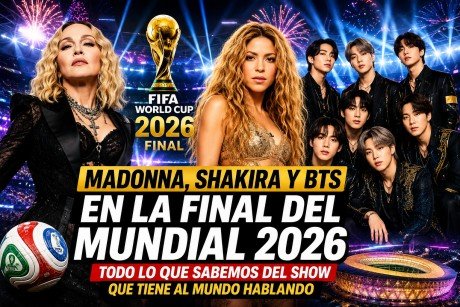 Madonna, Shakira y BTS en la Final del Mundial 2026