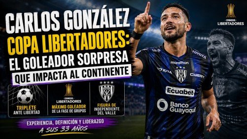 Carlos González Copa Libertadores: el delantero que nadie esperaba