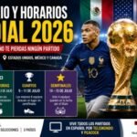 Calendario y horarios Mundial 2026