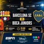 Barcelona SC vs Boca Juniors EN VIVO