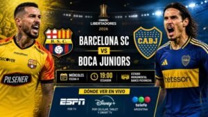 Barcelona SC vs Boca Juniors EN VIVO