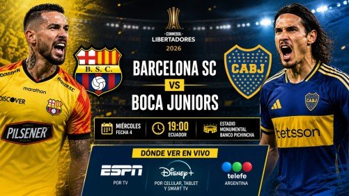 Barcelona SC vs Boca Juniors EN VIVO