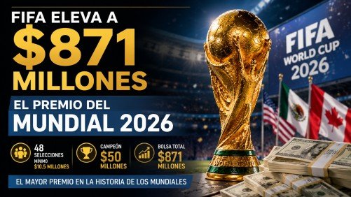 FIFA Mundial 2026 premios: así será la nueva distribución