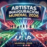 Artistas inauguración Mundial 2026