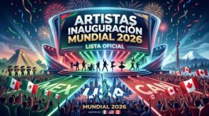 Artistas inauguración Mundial 2026
