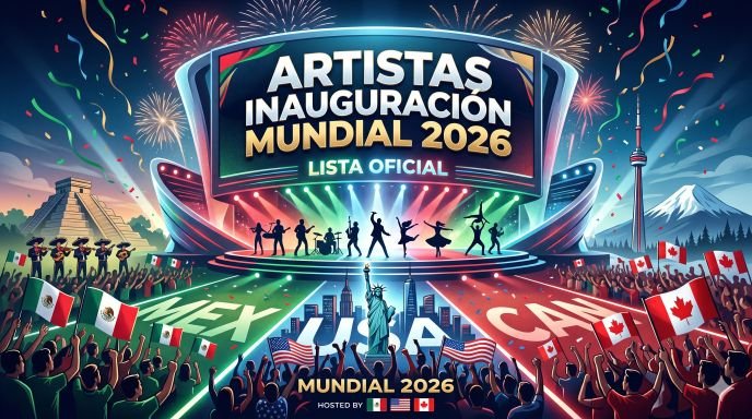 Artistas inauguración Mundial 2026