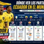 Ecuador en el Mundial 2026: guía para ver todos los partidos de la Tri por TV y streaming en Nueva York, Miami, España, México, Colombia y Perú.