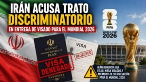 Irán acusa trato discriminatorio en el Mundial 2026