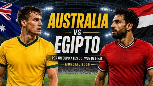 Australia vs Egipto Mundial 2026 en Arlington por los dieciseisavos de final